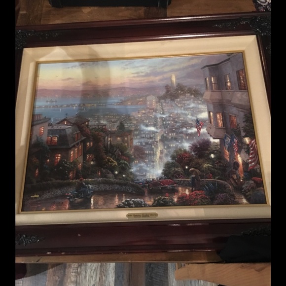 Real - Thomas Kinkade painting primal with certificate - Picture 1 of 8